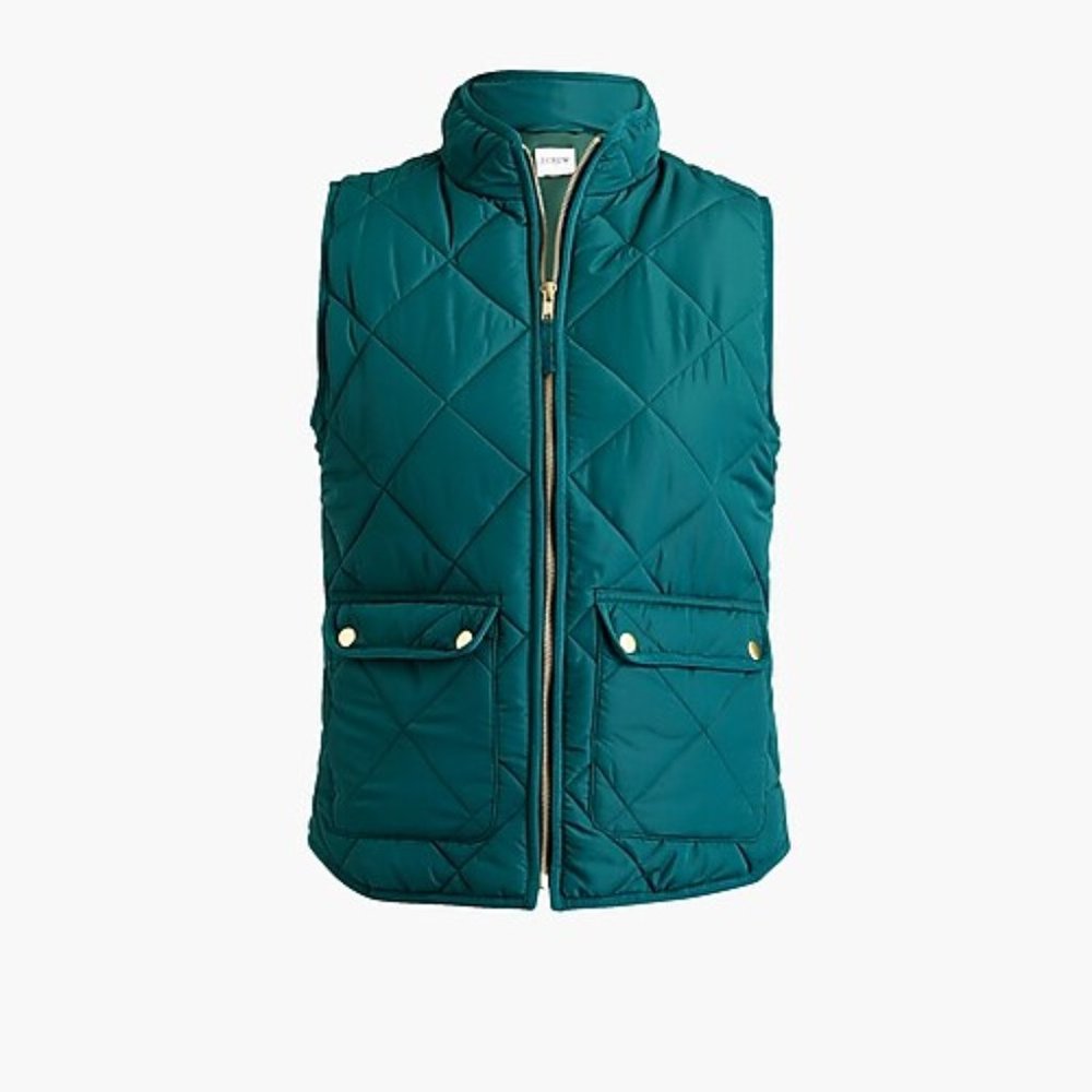 J Crew Factory Puffer Vest Medium